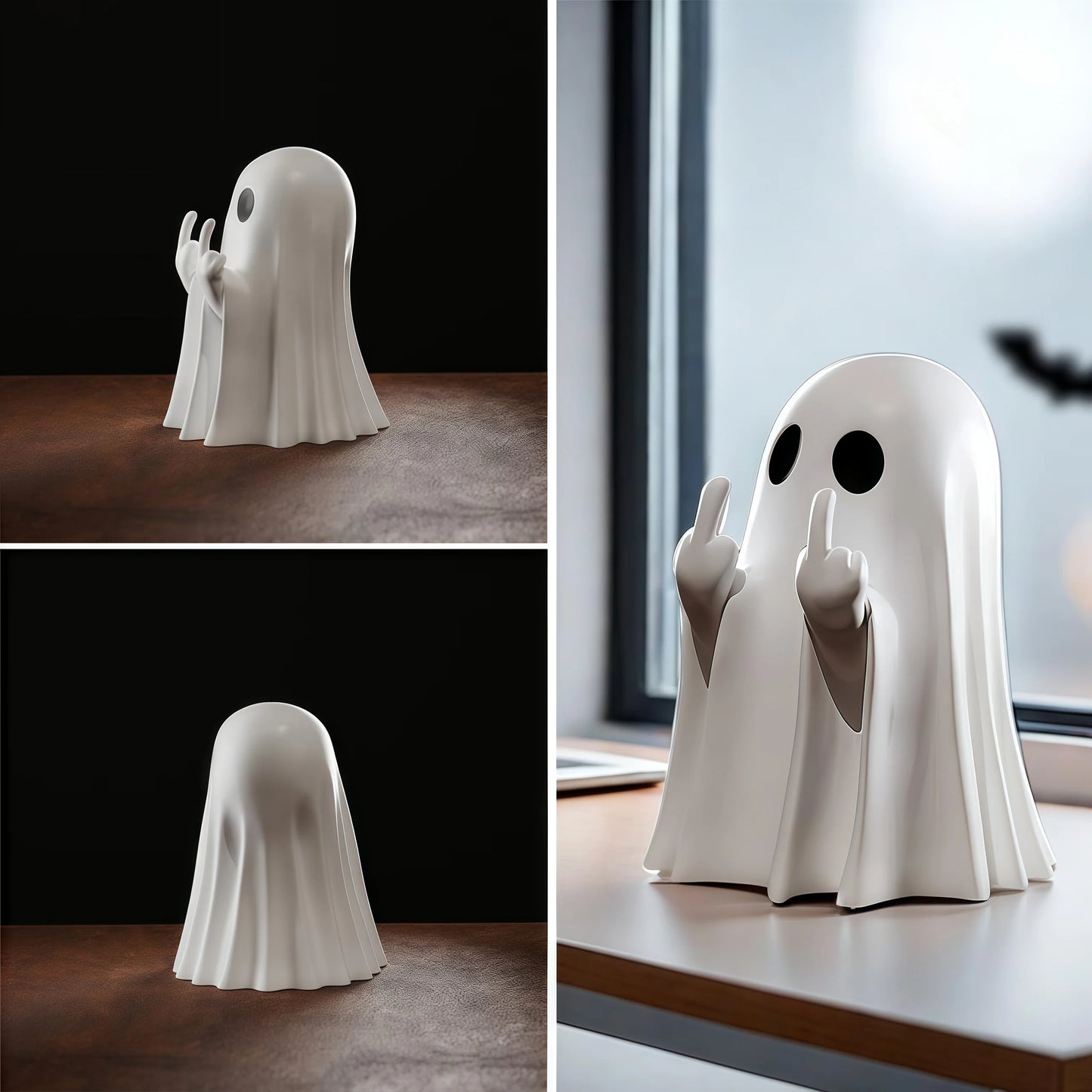 Cheeky Halloween Ghost Figurine