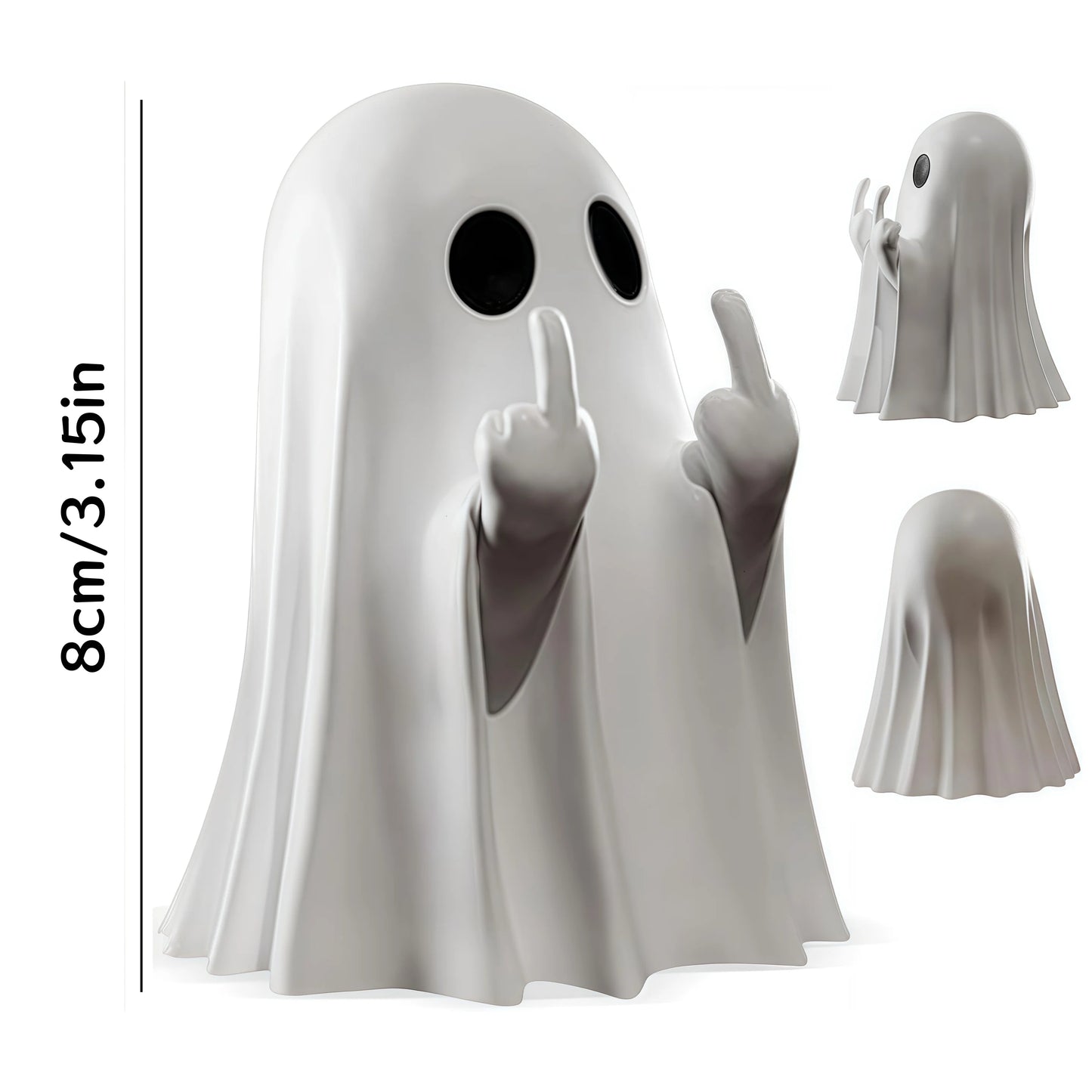 Cheeky Halloween Ghost Figurine